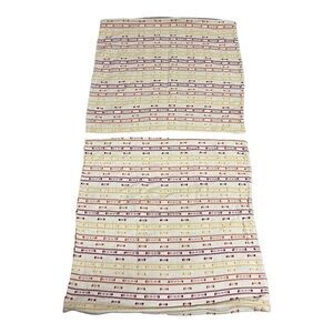 Set 2 Antonio Salgado Jacquard High Quality Striped Decorative Pillow Cover 24"